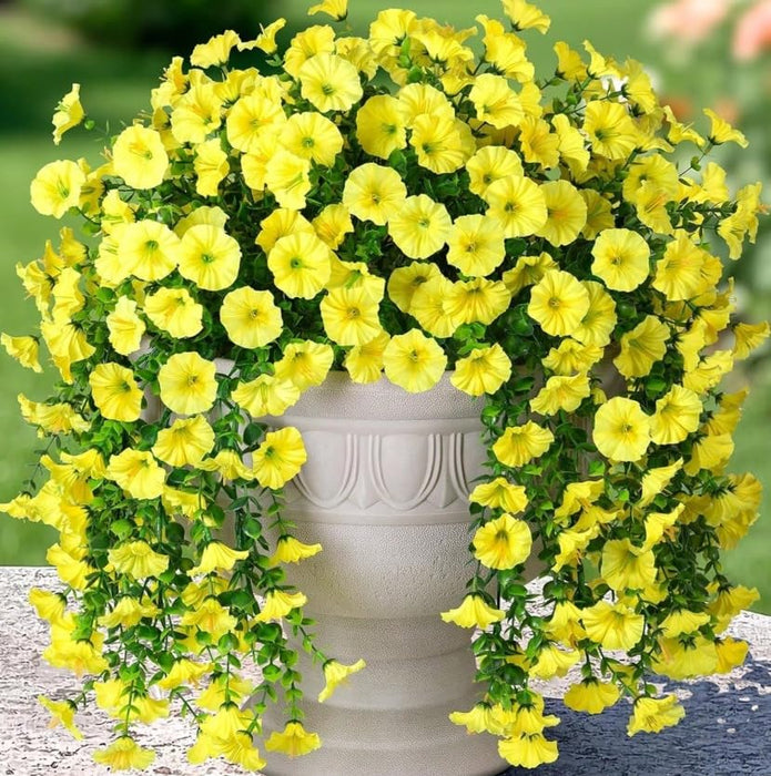 Artificial Hanging Flowers for Home Decor, Pink Flower Vine Garland for Wall, Door, Balcony, Garden, Wedding, Party, Mandap, Room, Office & Festival Decoration