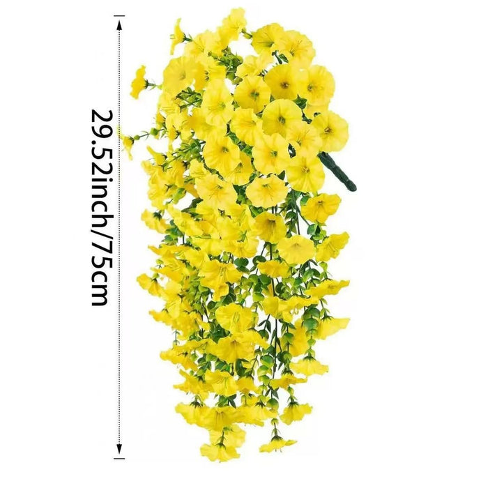 Artificial Hanging Flowers for Home Decor, Pink Flower Vine Garland for Wall, Door, Balcony, Garden, Wedding, Party, Mandap, Room, Office & Festival Decoration
