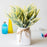 Artificial Lavender Flower Bunches in Pot | Faux Plant for Home Decor, Living Room, Bedroom, Office, Tabletop & Gifting ( Without Pot) (37 cm)