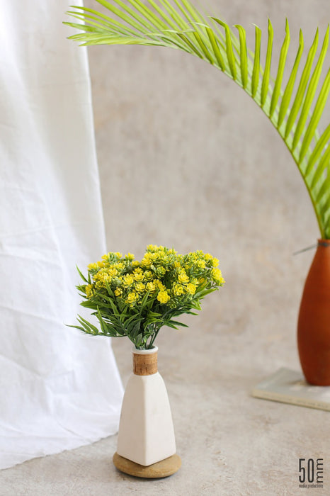 SATYAM KRAFT 2 Pcs Artificial Small Fake Flowers Sticks Bunch Decorati —  satyamkraft